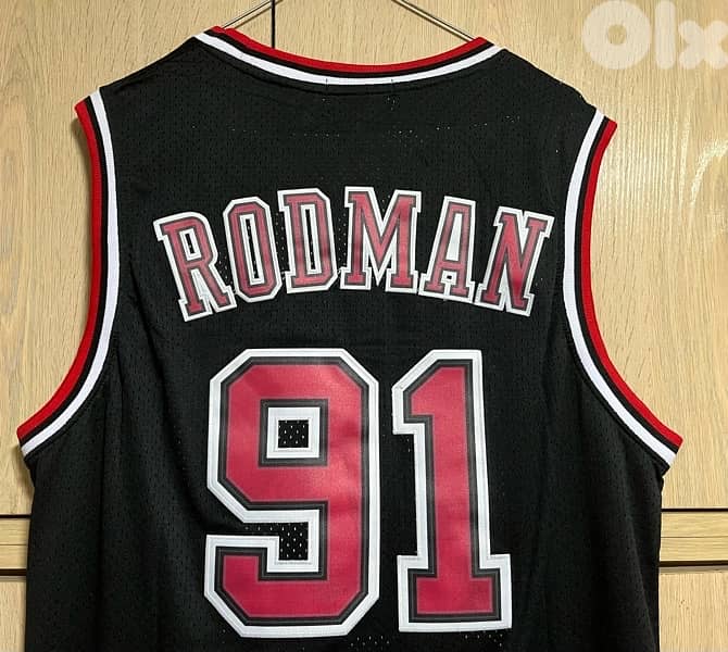 Dennis Rodman Chicago bulls 1997  black limited edition shirt 0