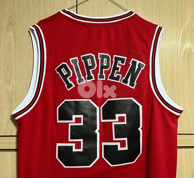 Scottie Pippen Chicago bulls red special edition 1997 jersey 0