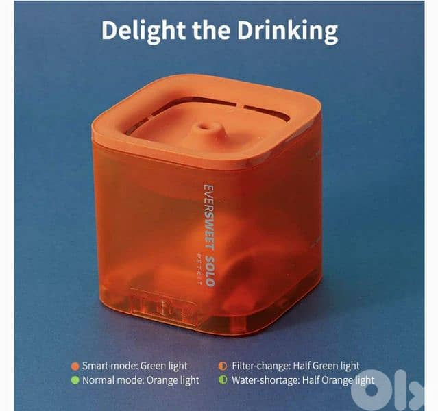 Eversweet Solo. smart pet drinking fountain/4$ delivery 2