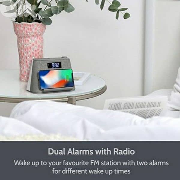 I-Box Glow alarm cock ,wireless charging &nightlight/4$ delivery 5