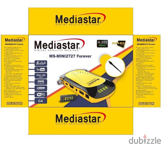 Media star الريسيفر الاقوى سنة مجانا شاهد نتفليكس والقنوات الرياضبة 0