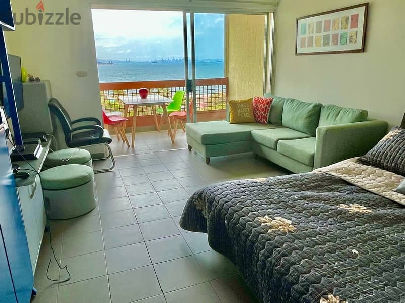 fully furnished chalet in tabarja beach resort 0