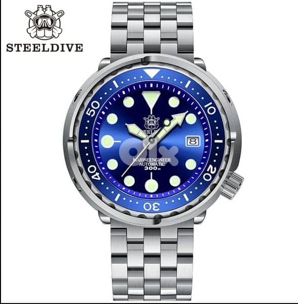 steeldive diving watches SEIKO NH35 japanese movement ساعة غطس 1