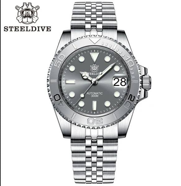 steeldive diving watches SEIKO NH35 japanese movement ساعة غطس 2