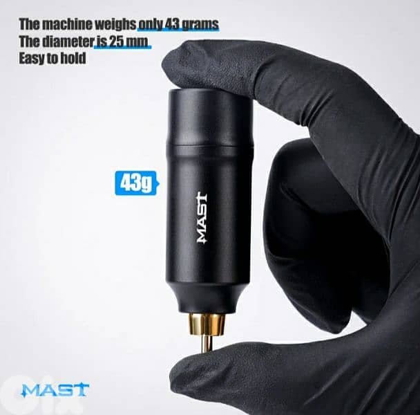 MAST MAGI Rotary TATTOO Pen + Wireless Battery,RCA Connect/4$ delivery 8