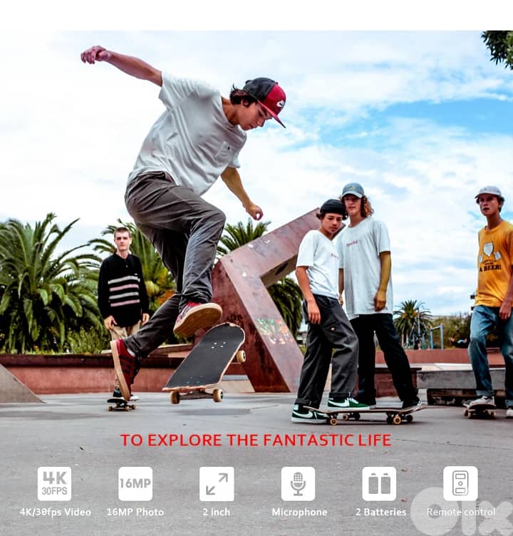 Victure AC820 4K ultra HD - Touch Screen Action Camera/3$ delivery 8