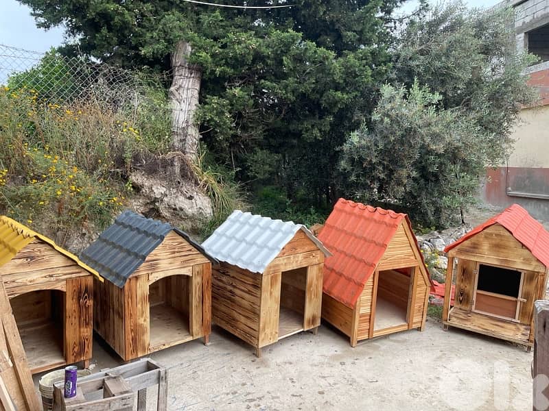 All types of dog houses available جميع انواع بيوت الكلاب 18