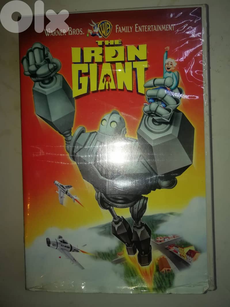 The iron Giant original VHS العملاق الحديدي 0