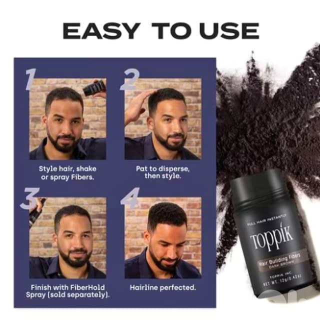 Toppik Hair Filler 3-in-1 for Thinning Hair and Receding Hairline 8