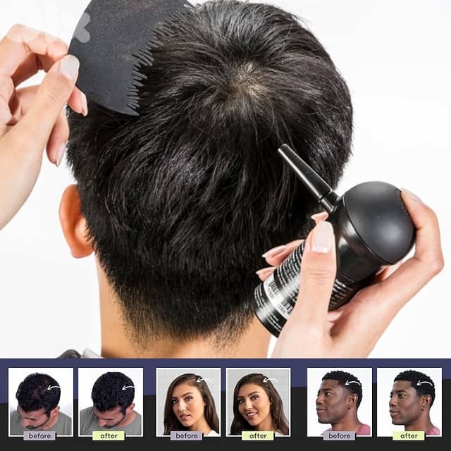 Toppik Hair Building Fibers Powder, Receding Hairline Filler Spray 7