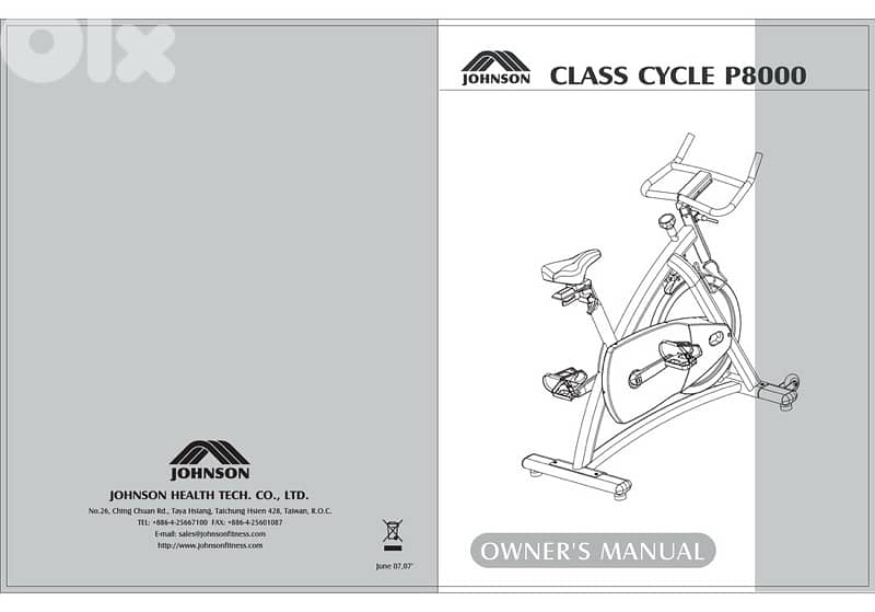 Spinning Bike Johnson 1