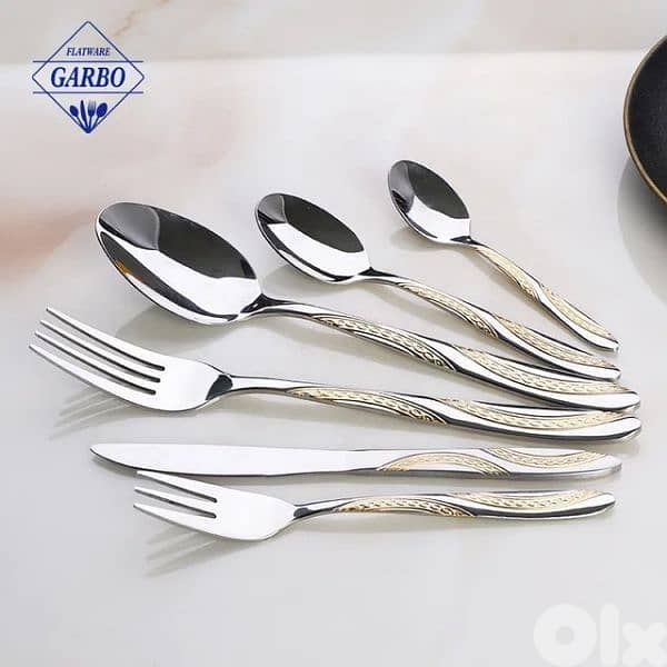 Luxury Stainless Steel Cutleries cutlery ss304 knife / spoon / fork 1