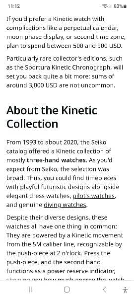 limited edition seiko kinetic bargain price 4