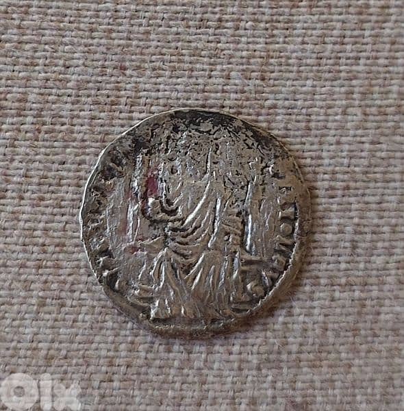 Jesus Christ King of Kings Silver Coin Venitian year 1275 AD 1