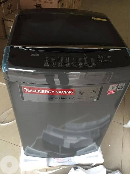 Washer LG 13kg Smart Inverter غسالة أل جي الأصلية إنفرتر 0