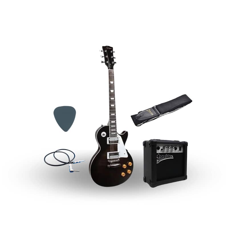 Deviser Electric Guitar (Less Paul Style) Bundle 0