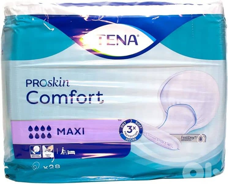 TENA comfort maxi pads 2