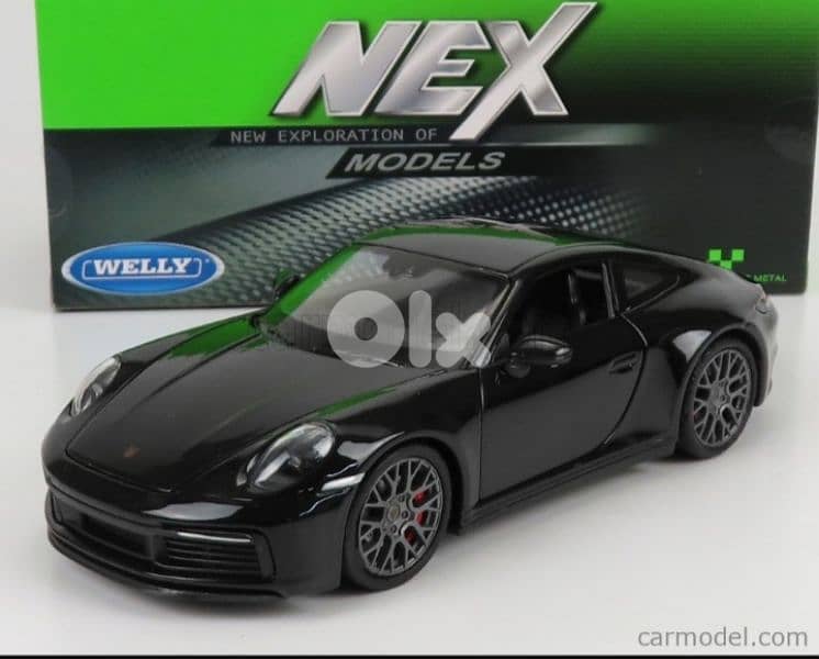 Porsche 911 (992) Carrera 4S 2020 diecast car model 1:24. 0