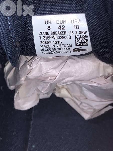 Original Lacoste Zaine sneakers size 42 7