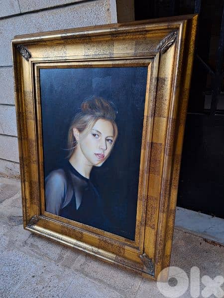 لوحة رسم زيتي مميزة انتيك سعر لقطة painting 0