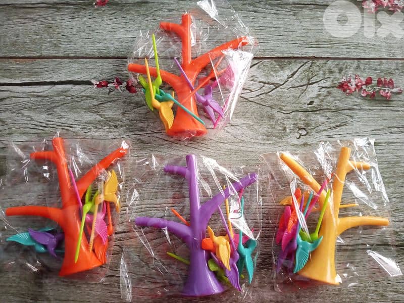 Kitchen decoration tree shape stand with birds 1