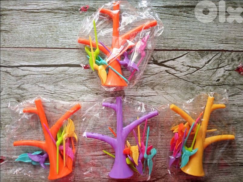 Kitchen decoration tree shape stand with birds 2