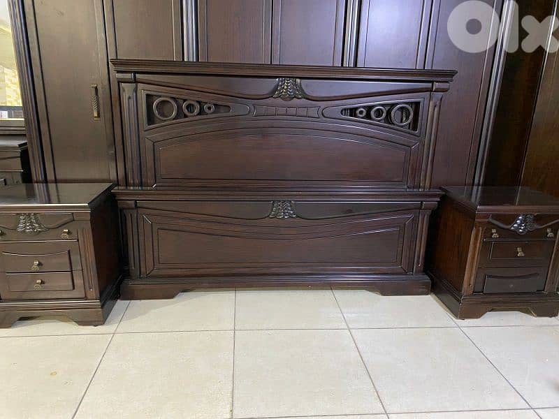 أوضة نوم خشب شغل (KABALAN HOME) مستعملة بحاله ممتازه 6