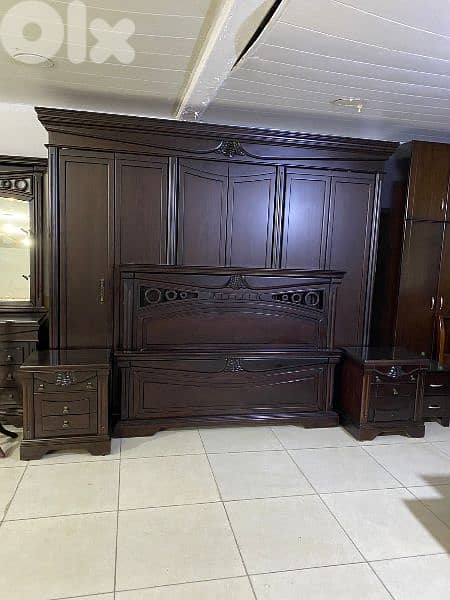 أوضة نوم خشب شغل (KABALAN HOME) مستعملة بحاله ممتازه 8