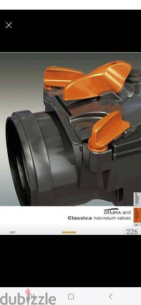 Redi-Italy non return valve with one or double flaps 110& 160mm