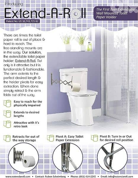 wenko extandable toilet paper holder 4