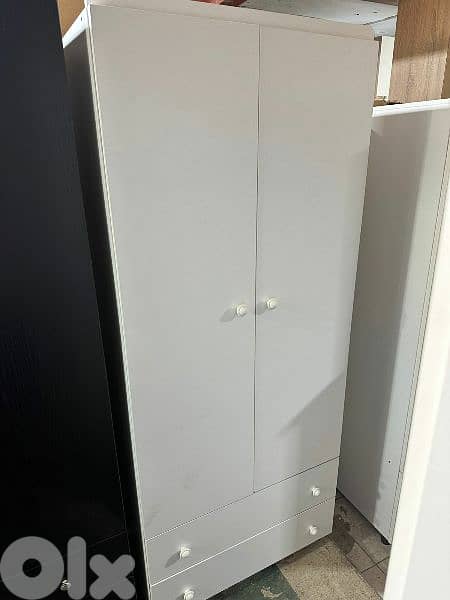 خزانة درفتين عرض 80 سم غميقة 47 سم 0