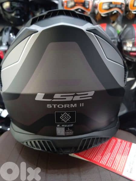 Helmet Ls2 storm II duel visor weight 1500 sizes xxxL,xL,L 1