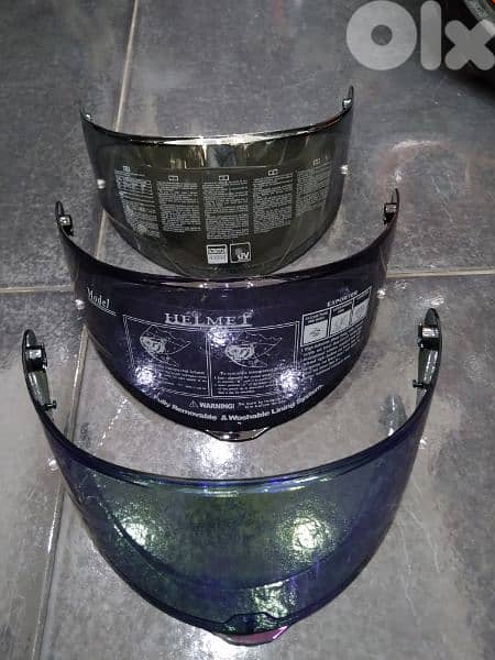 Helmet Ls2 storm II duel visor weight 1500 sizes xxxL,xL,L 10