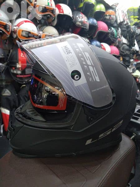 helmet Ls2 storm duel visor weight 1530 size xL,L 0