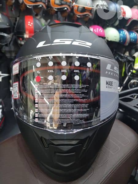 helmet Ls2 storm duel visor weight 1530 size xL,L 3