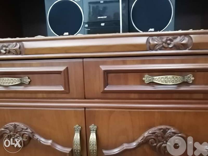 مكتبة و خزانة لغرفة الجلوس مع التلفزيون library 6