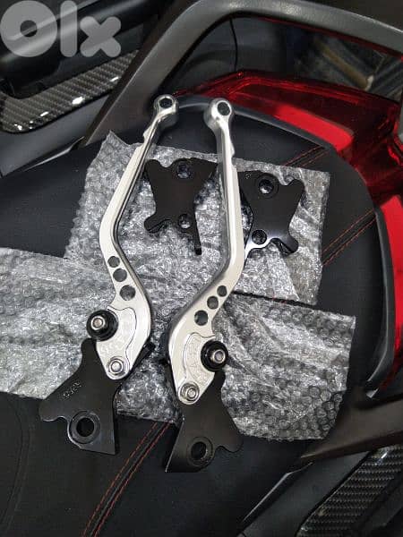 Sport aluminium lever set for vespa gts from 2010 to 2019 2