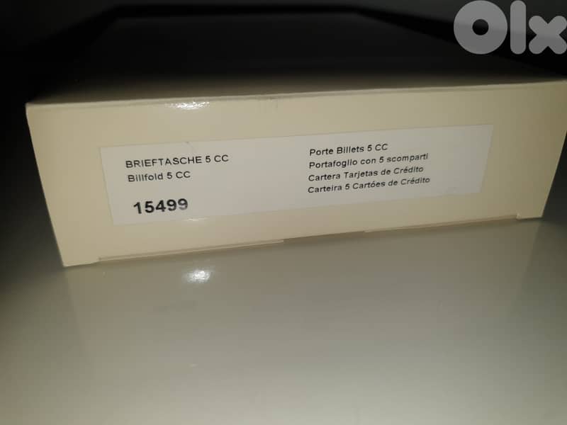 Montblanc leather wallet/ 5 cc holder 3