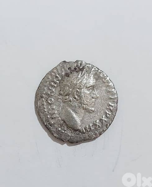 Antoninius Pius Silver Coin Denarius year 158 AD Rome mint 0