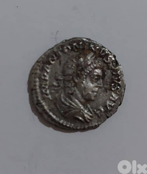 Caracalla Emperor Ancient Roman Silver Coin Rome mint year 210 AD 0