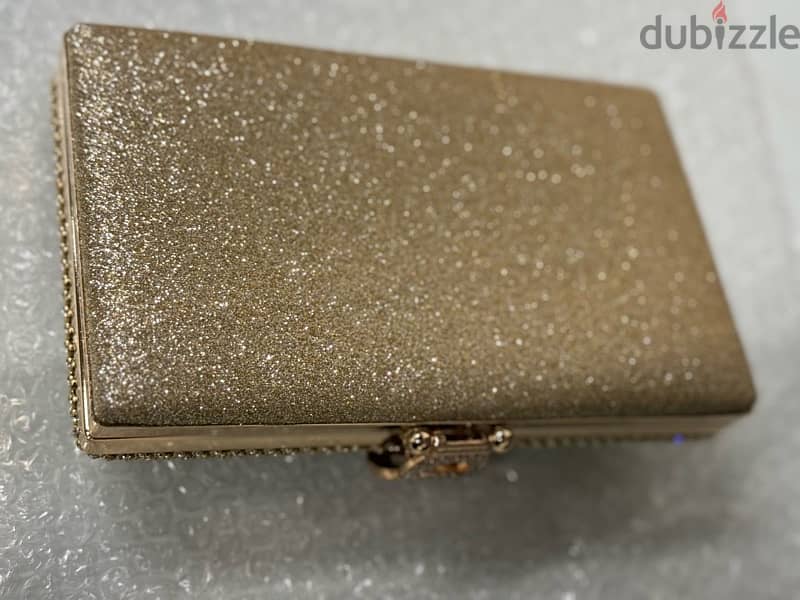 handbag, showlder bag, gold color 2