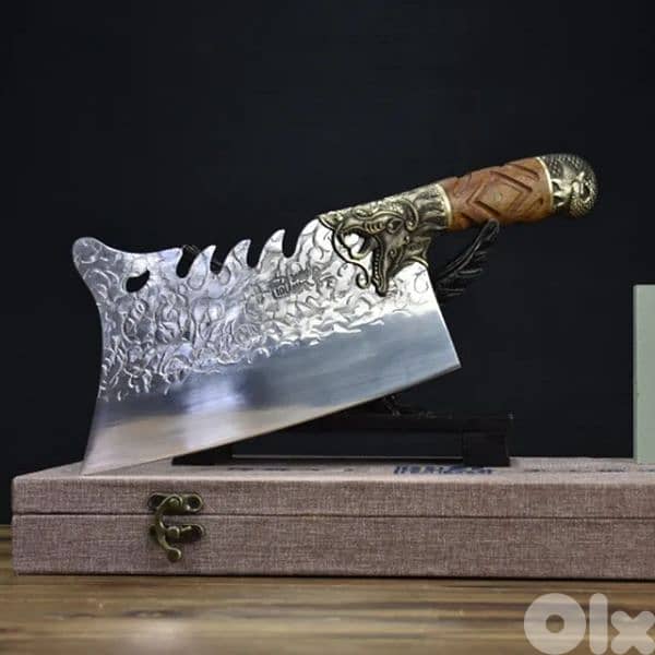 handmade high quality Chef knife butcher knife chopping knife knives 1
