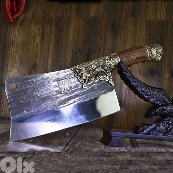 handmade high quality Chef knife butcher knife chopping knife knives 4