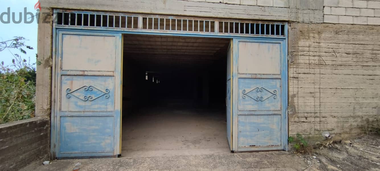 1100M2 DEPOT-STORAGE-WHAREHOUSE FOR RENT CLOSE TO HIGHWAY BEIRUT-SAIDA 0