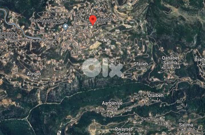 9994 m2 land for sale in Baabdat - Sfeile - أرض في بعبدات 0
