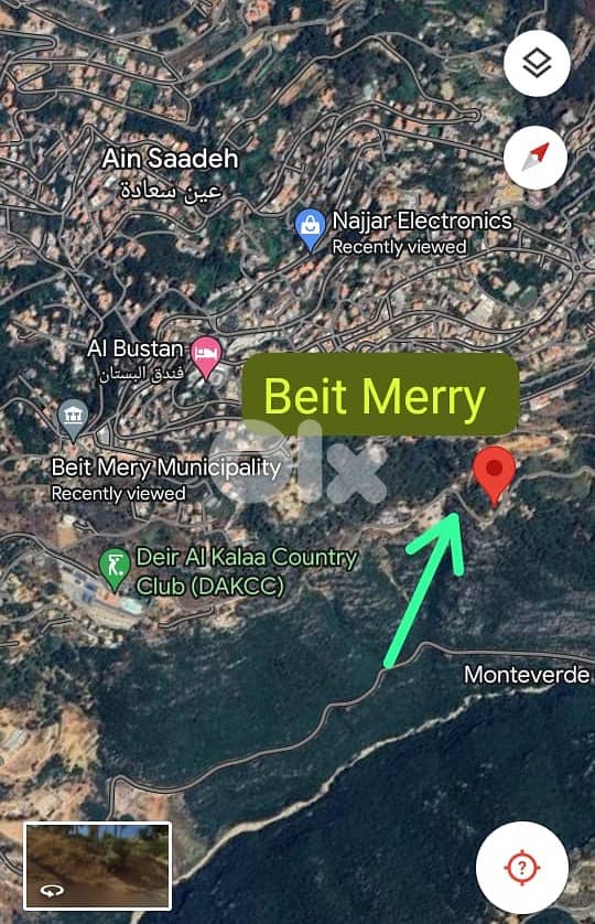 2858 Sqm|Land for sale in Beit Meri منطقة الشاغور للبيع أرض في بيت مري 6