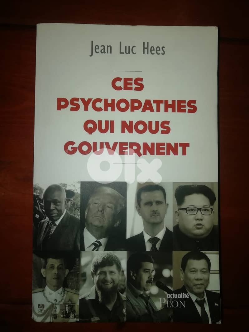 "Ces psychopathes qui nous gouvernent " Livre par Jean Luc Hees 0