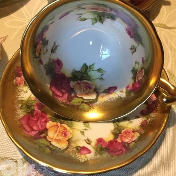 tea ,coffee & dessert طقم بورسلين شاي (١٢) وقهوة (٦)وص. ضيافة 3