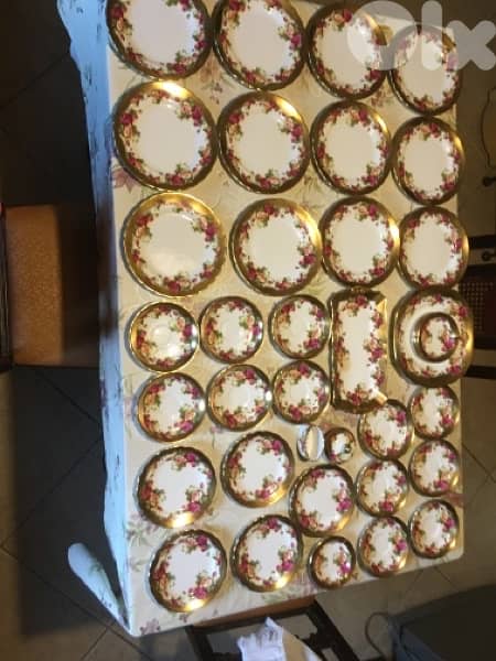 tea ,coffee & dessert طقم بورسلين شاي (١٢) وقهوة (٦)وص. ضيافة 5