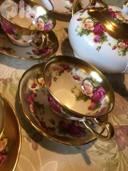 tea ,coffee & dessert طقم بورسلين شاي (١٢) وقهوة (٦)وص. ضيافة 7